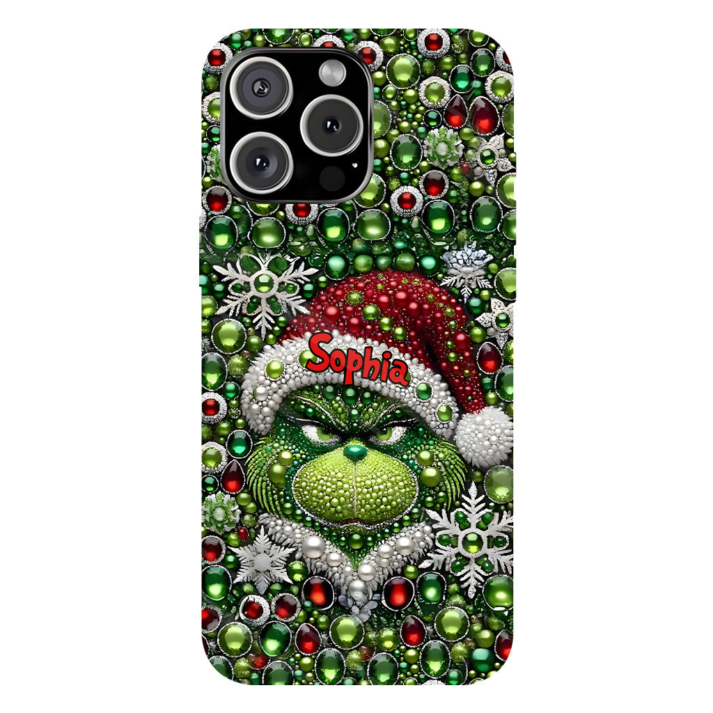 Merry Grinchmas - Personalized Stole Christmas Full Print Phone Case